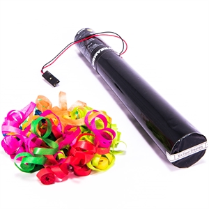 40cm El Kanonrör Pappersserpentiner, Mix