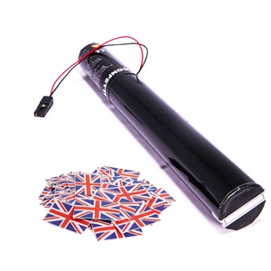 40cm El Kanonrör m. BIO Flaggor UK